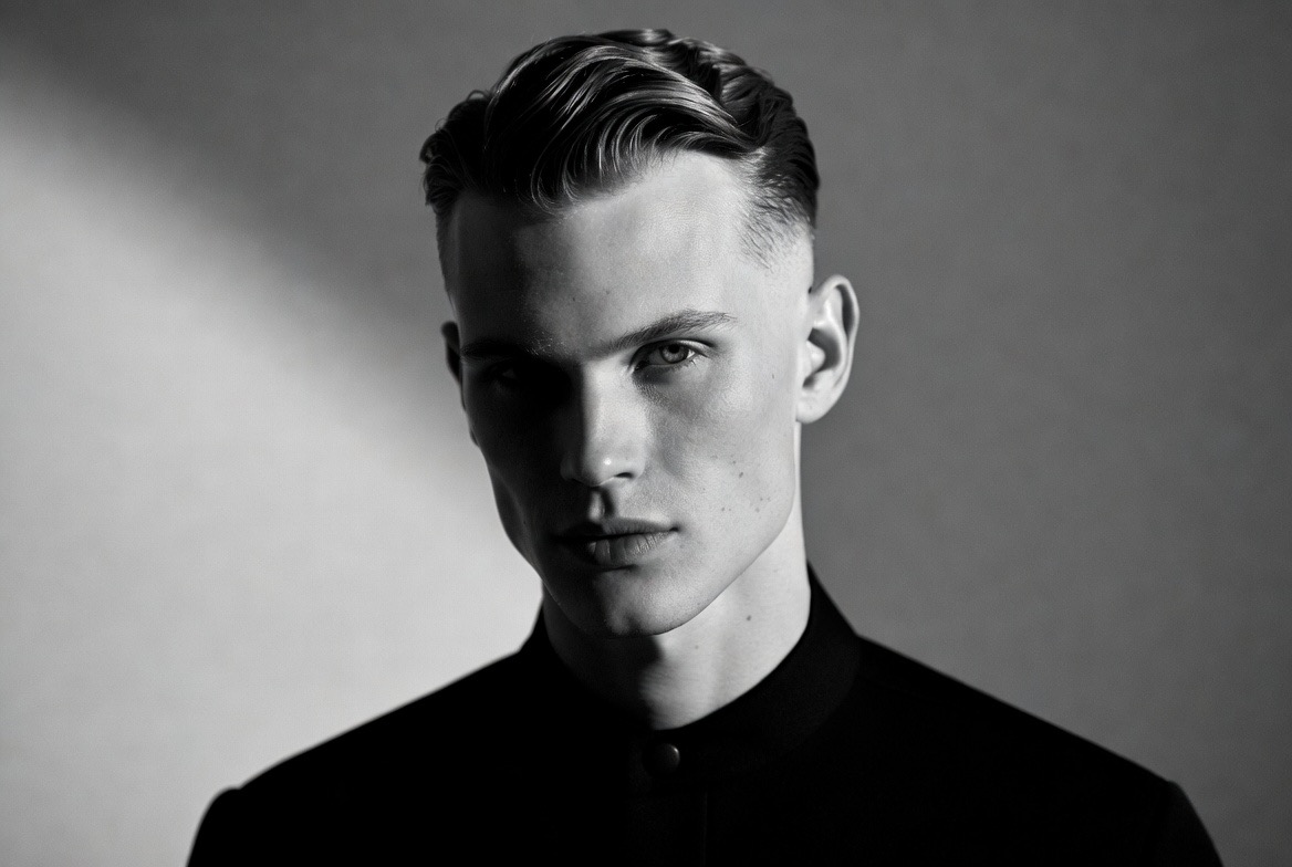 Sleek Side-Part Fade