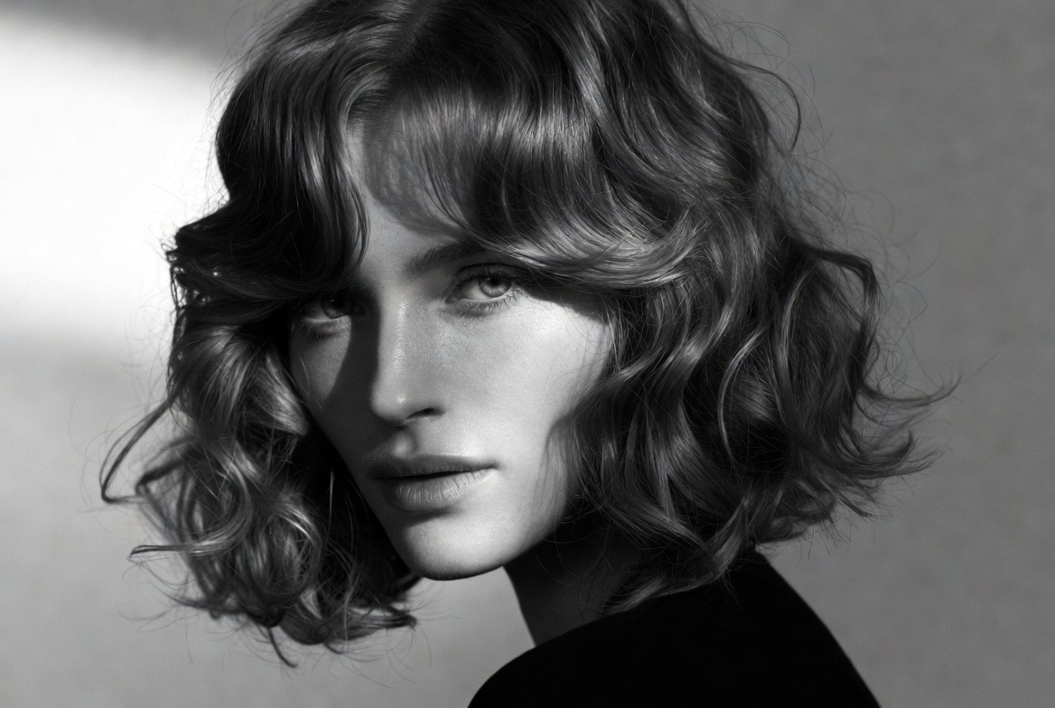 Voluminous Wavy Lob